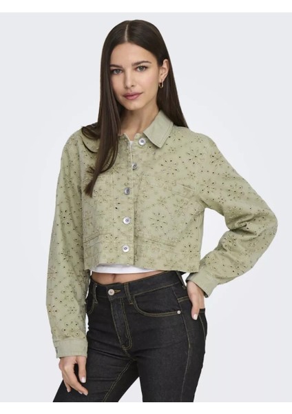 Onlelsa Short Crochet Jacket Kadın Ceket 15338055