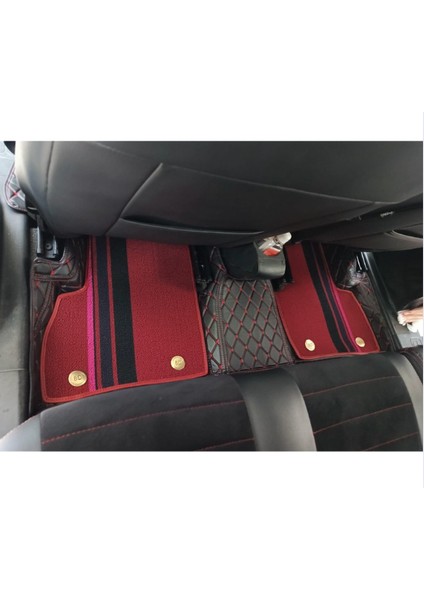 Fiat Doblo 2013-2020 Arası Araca Özel 8d Çift Katmanlı Havuzlu Paspas Takımı