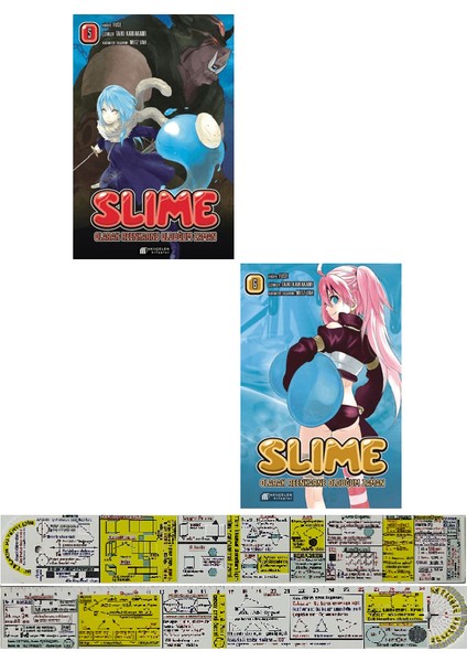 Slime Olarak Reenkarne Olduğum Zaman 5-6. Ciltler Manga Seti + Mat. Öğreten Cetvel