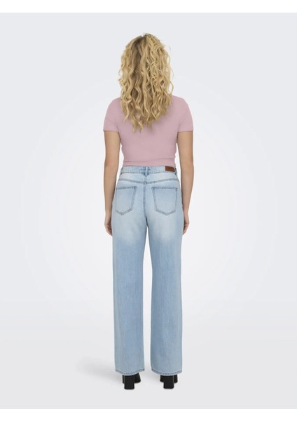 Onlbetty Life Ss O-Neck Kadın Crop T-Shirt 15311891 fiyatları