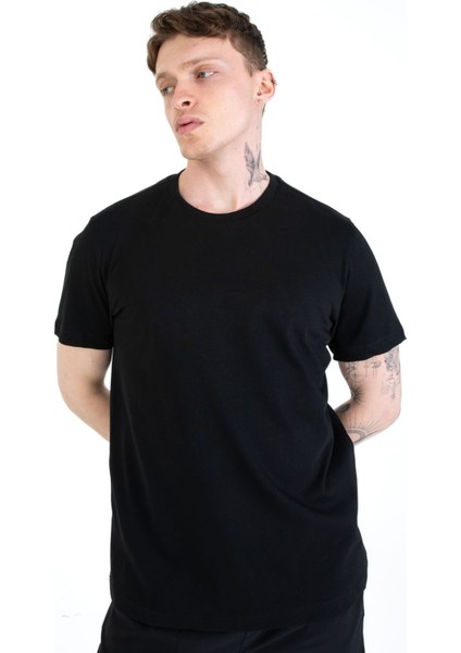 %100 Pamuk Regular Fit Erkek Basic T-Shirt, Tişört indirimleri