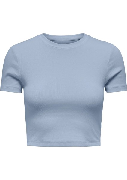 Onlbetty Life Ss O-Neck Kadın Crop T-Shirt 15311891 modelleri
