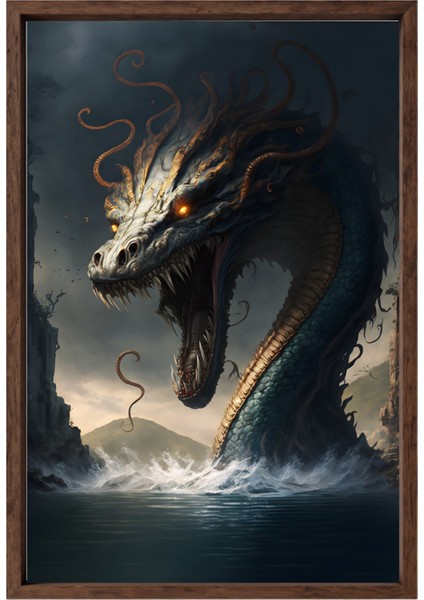 Yapay Zeka Görselli Mdf Plastik Çerçeveli Dekoratif Tablo modelleri