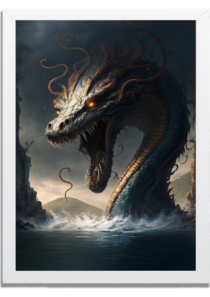 Yapay Zeka Görselli Mdf Plastik Çerçeveli Dekoratif Tablo fırsatları