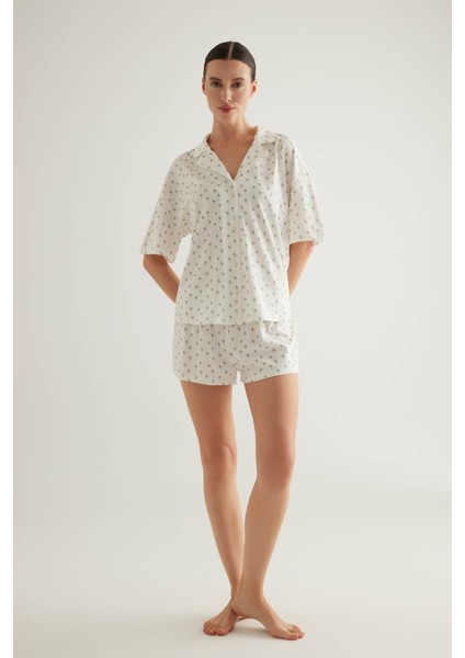 Kadın Pamuklu Şort Pijama Altı modelleri