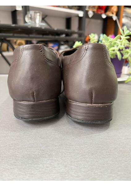 Acı Kahve Deri Maskaratlıçarık Model Erkek Tango Dans Vesalon Ayakkabısı