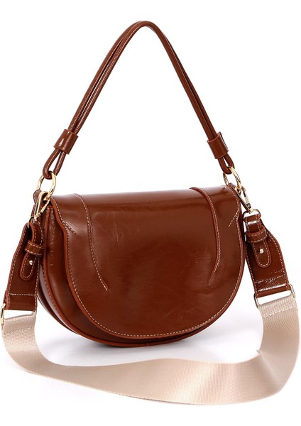 Valencia Gold Detaylı, Şık ve Konforlu Kadın Omuz ve Çapraz Çanta BP-4852O