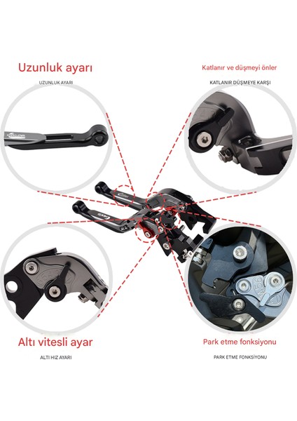 Sym Aksesuar Jet X/jet 14/adx El Fren Destekli Fren Manet