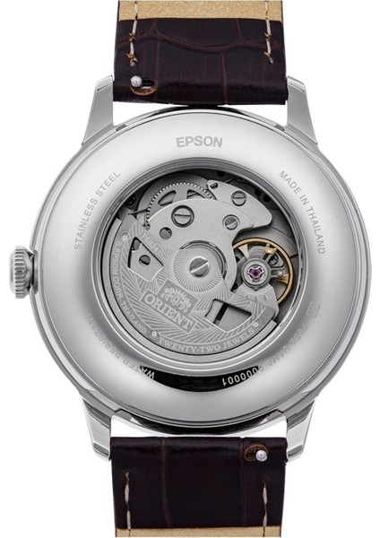 RA-AK0807R30B Kurmalı Otomatik Deri Kahverengi Bordo Kadran 42 mm Erkek Kol Saati modelleri