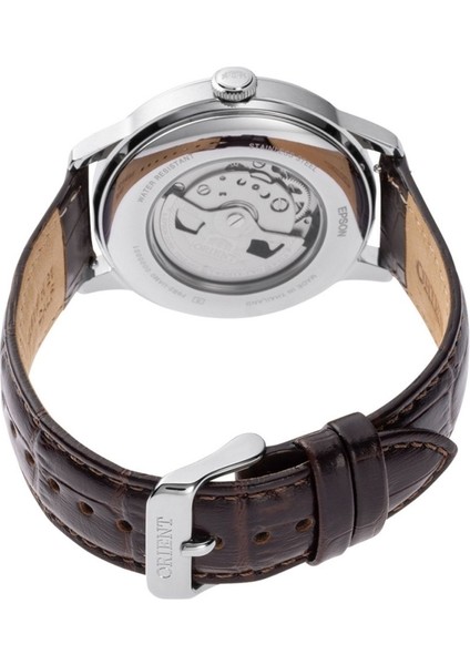 RA-AK0807R30B Kurmalı Otomatik Deri Kahverengi Bordo Kadran 42 mm Erkek Kol Saati indirimleri
