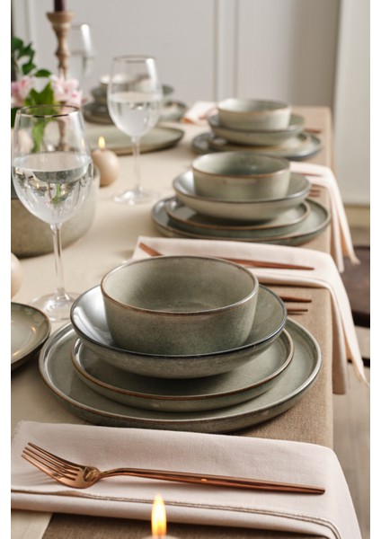 Earth Collection Skal 55 Parça 12 Kişilik Yemek Takımı