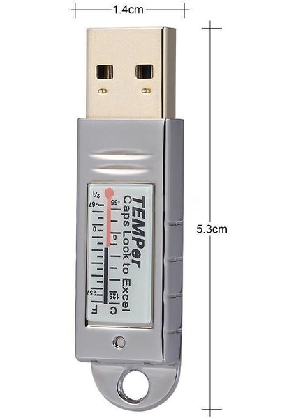 USB Termometre Sıcaklık Sensörü Veri Kaydedici Kaydedici Pc Windows Xp Vista/7 Için
