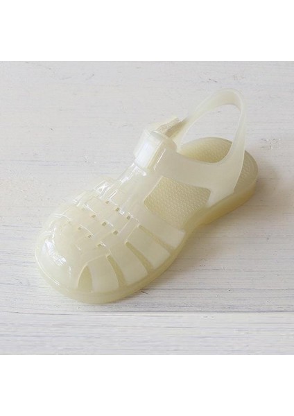 Clasica V Cristal Çocuk Sandalet Crema