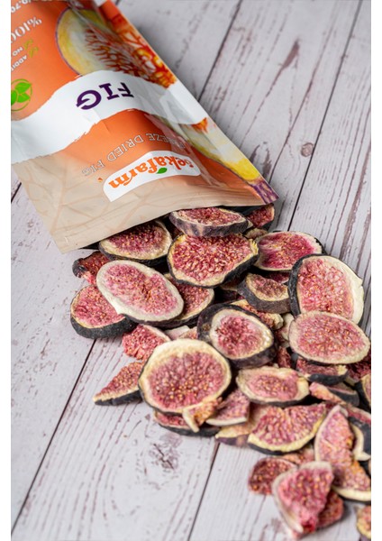 Freeze Dried Incir, Dondurularak Kurutulmuş Meyve Cipsi, Freeze Dry Meyve Kurusu 30GR