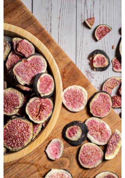 Freeze Dried Incir, Dondurularak Kurutulmuş Meyve Cipsi, Freeze Dry Meyve Kurusu 30GR