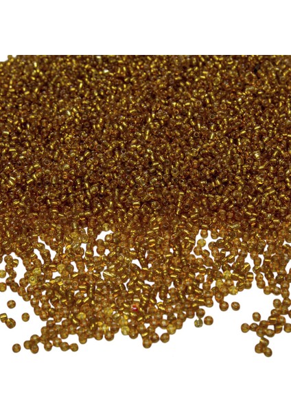 100 gr Koyu Altın 06 Numara Hobi Boncuğu