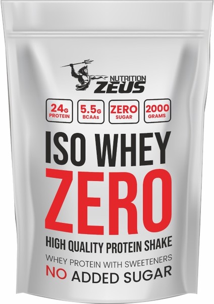 Zeus Nutrıtıon Iso Whey Zero Protein Tozu 2000GR-ÇILEKAROAMLI