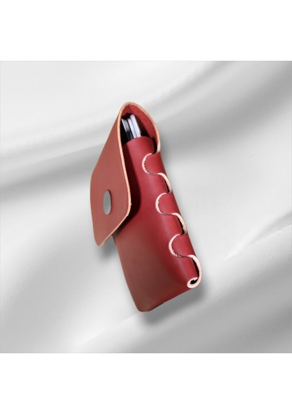 Hakiki Deri Kartlık – Dikişsiz, Şık ve Kompakt Tasarım, Kırmızı 10+ Kart Kapasiteli fiyatları