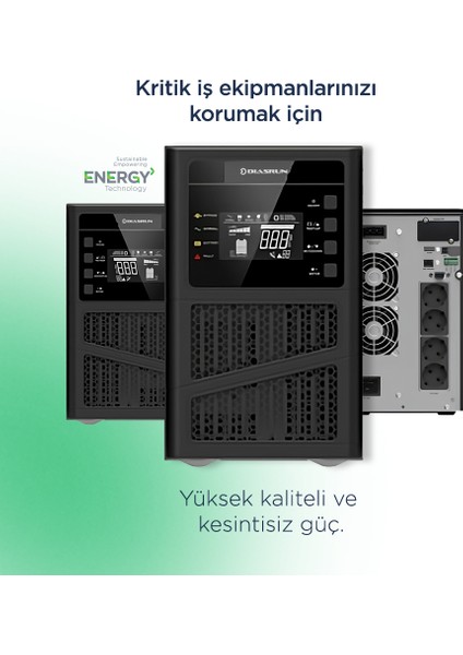 DSRN-1103 3000VA On Line Kesintisiz Güç Kaynağı On Line Ups