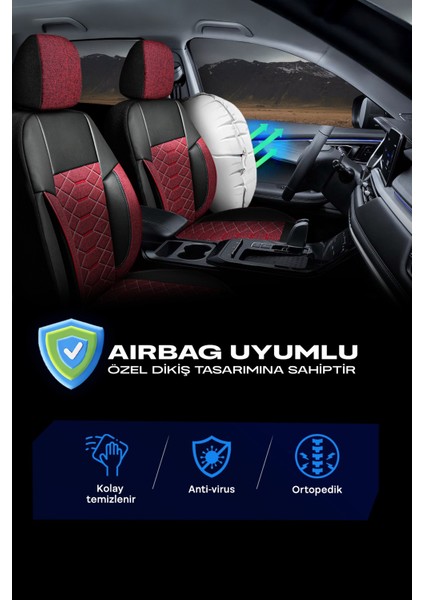 Tiger Serisi Tam Set- Keten Kumaş Oto Koltuk Kılıfı modelleri