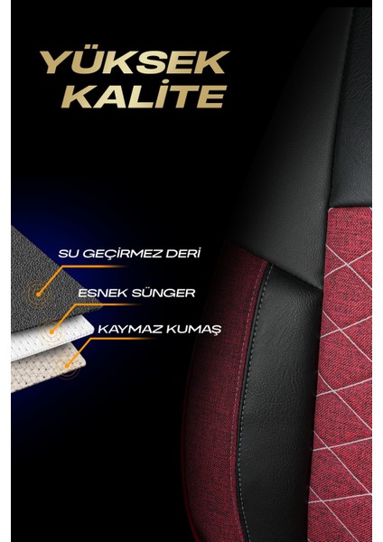 Tiger Serisi Tam Set- Keten Kumaş Oto Koltuk Kılıfı fırsatları