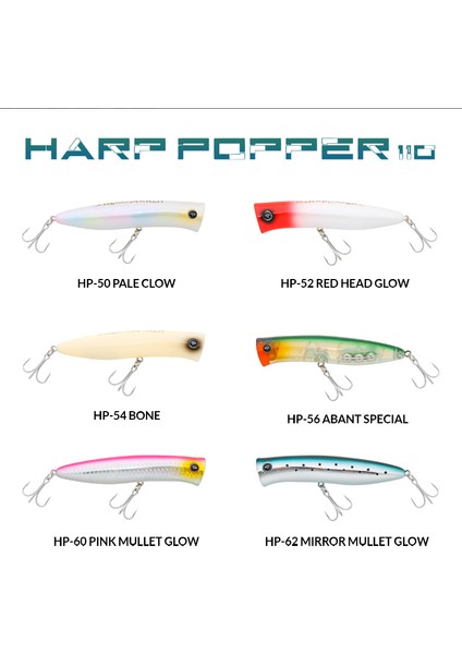 Harp Popper 11 cm 30 gr Su Üstü Popper