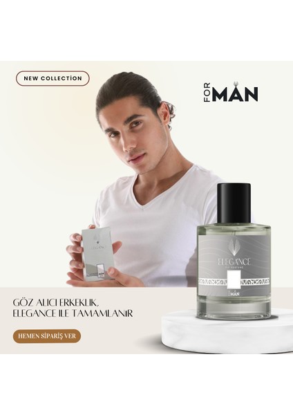 Silver E-027 Eau De Parfum For Men.