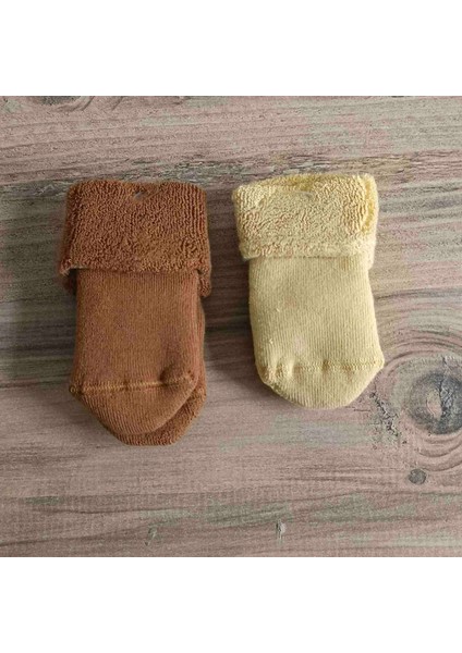 Dükkan 07 Kışlık Kalın Yumuşak Havlu Bebek Çorap 2 Adet Fıyatı