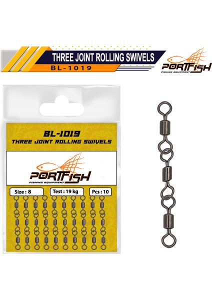 BL-1019 Zincir Fırdöndü (3 Lü)