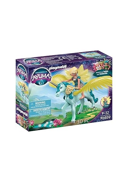 Playmobil 70809 Ayuma’nın Maceraları Kristal ve Tek Boynuzlu At, Masal Oyuncağı, Eğlenceli Yar