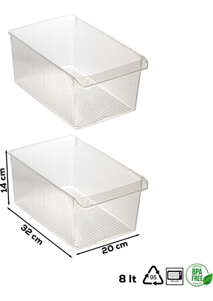 3185 2li 8 Litre Dolap Içi ve Buzdolabı Içi Düzenleyici Banyo Mutfak Organizeri 20X32X7 cm modelleri