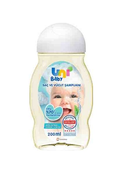 Saç ve Vücut Şampuanı 200 ml
