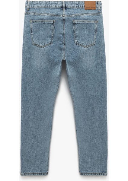 Normal Bel Pamuklu Tapered Fit Jean Pantolon - Joe Jean