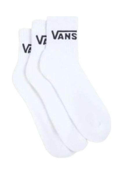 Classic Half Crew VN000BHXWHT1 ERKEK Beyaz Çorap