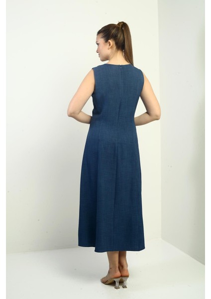 Kadın Zincir Detaylı Midi Elbise fırsatları