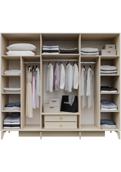 Penta Beige Gardırop modelleri