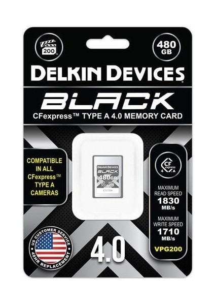 Black 480 GB Cfexpress Type-A Hafıza Kartı