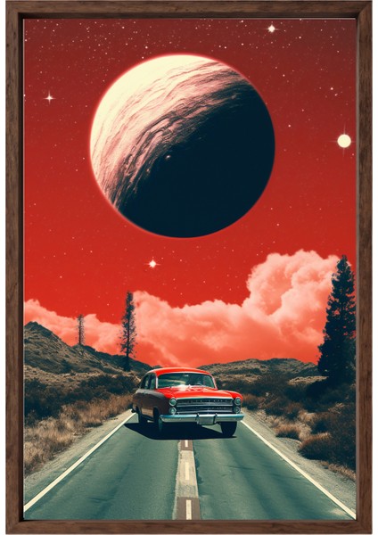 Yapay Zeka Görselli Mdf Plastik Çerçeveli Dekoratif Tablo modelleri