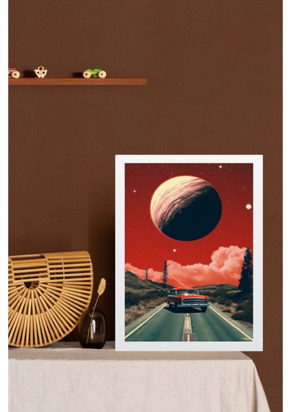 Yapay Zeka Görselli Mdf Plastik Çerçeveli Dekoratif Tablo indirimleri