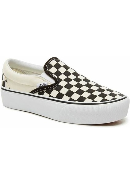 UA Classic Slip-On Platform VN00018EBWW1 KADIN Beyaz Günlük Sneaker Ayakkabı