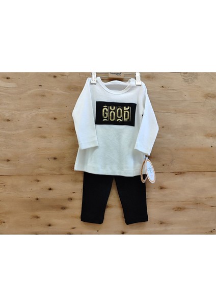 2'li Uzun Kollu Erkek Bebek Takımı Pamuklu Kumaş Hediyelik Bebek Giyim 6-9, 9-12,12-18, 18-24, 24-36