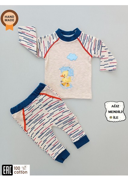 Şemsiyeli Ördek Sweat 2'lü Takım
