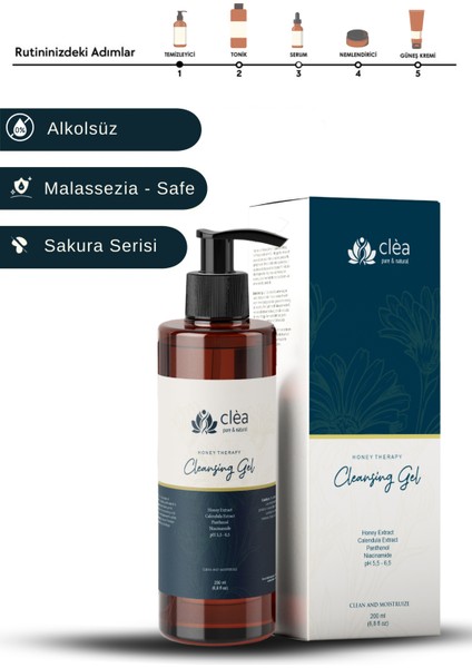 Clea Honey Therapy Cleasing Gel