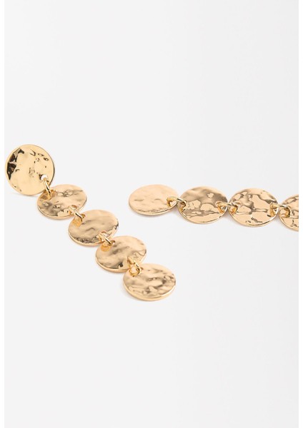Gold Uzun Küpe
