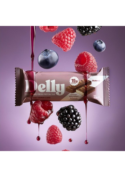 Çikolata Kaplı Yüksek Proteinli Bar - Karışık Kutu 40G 12 Adet