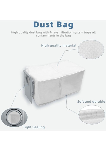 Roborock Q Revo Için, Roborock P10 Elektrikli Süpürge Robotu ile Uyumludur (Yurt Dışından) modelleri