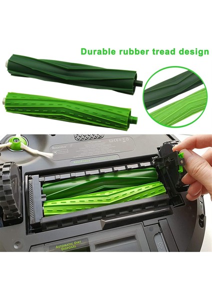 Roomba Combo J7 Plus Hepa Filtreler Için Filtre Kiti Paspas Pedleri Yan Fırça (Yurt Dışından) fırsatları