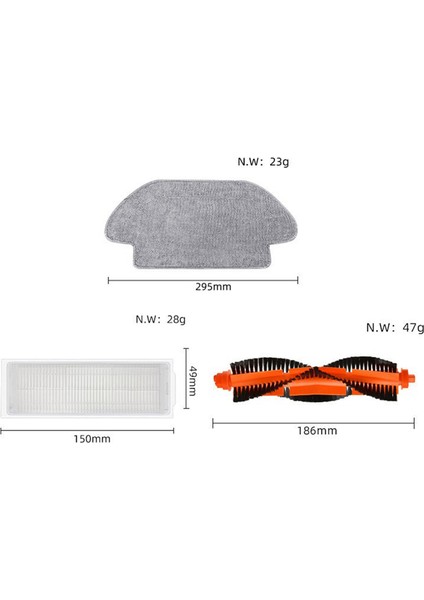 Everybot Robot Süpürge Ana Yan Fırça Hepa Filtre Paspas Bezi Için (Yurt Dışından) fırsatları