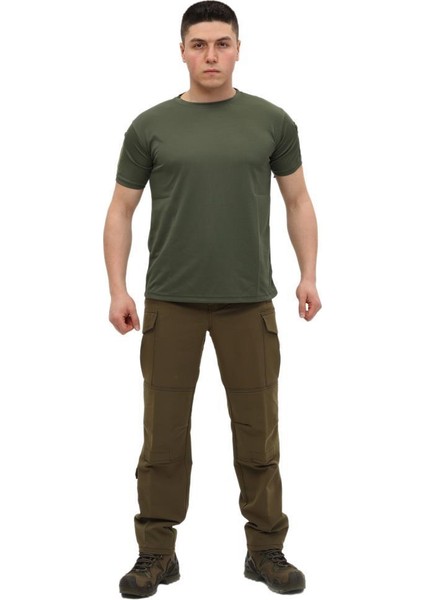 Bisiklet Yaka Kısa Kol Taktik T-shirt