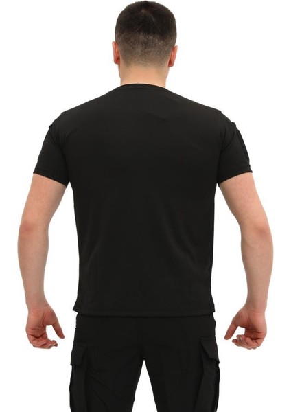 Bisiklet Yaka Kısa Kol Taktik T-shirt